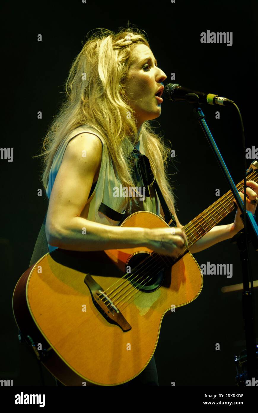 Ellie Goulding, V2010, Hylands Park, Chelmsford, Essex, Britain - 21 August 2010 Stock Photo