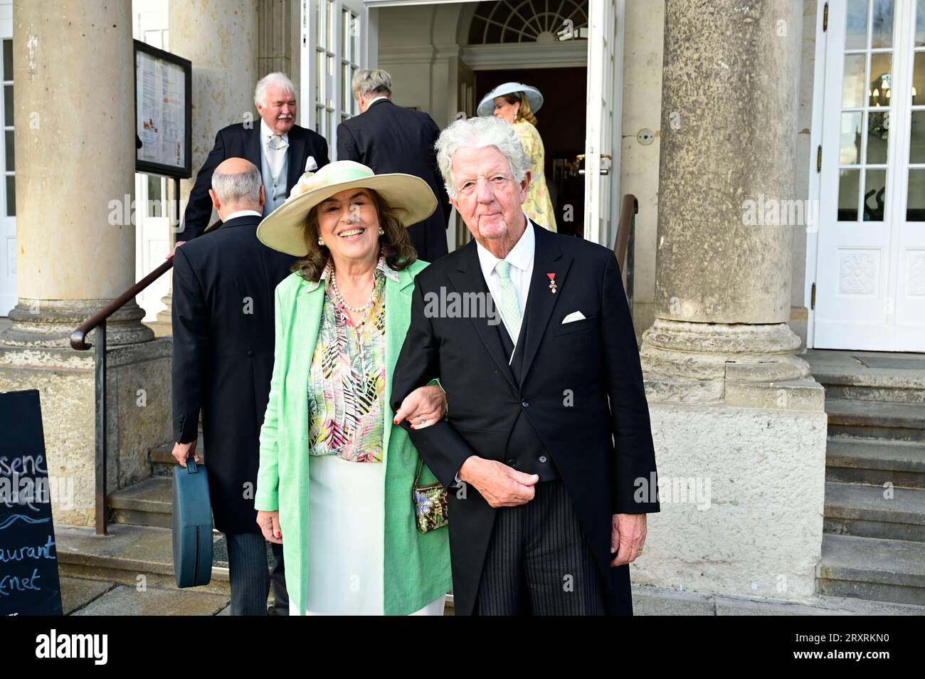 Erzherzog Michael von Habsburg-Lothringen, Enkel der Kaiserin Elisabeth (Sisi) und Ehefrau Christiana geb. Prinzessin zu Löwenstein-Wertheim-Rosenberg Stock Photo