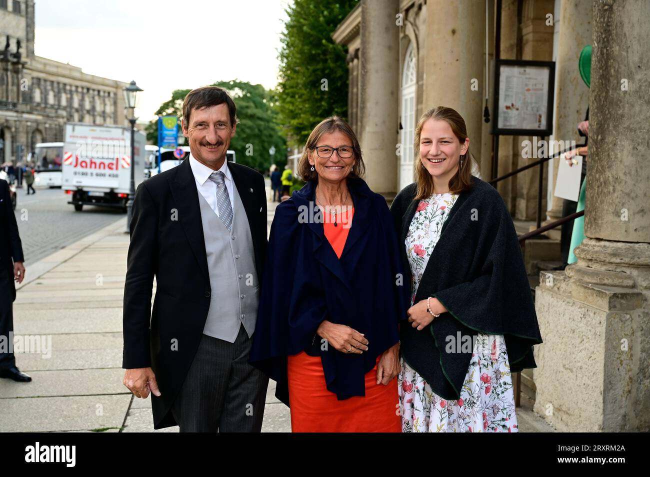 Christoph Prinz von Bayern und seine Frau Prinzessin Gudila, geb ...