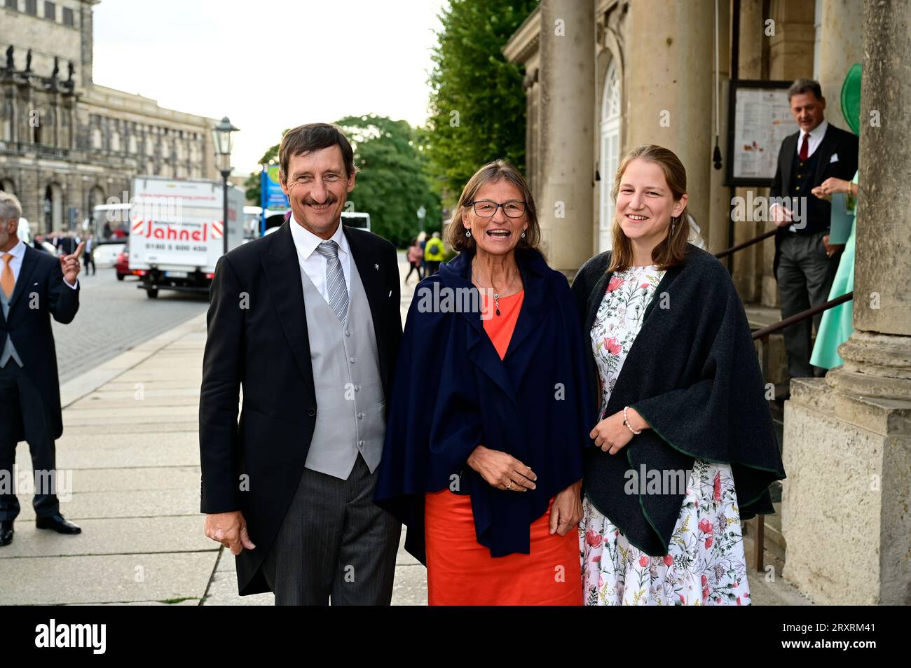 Christoph Prinz von Bayern und seine Frau Prinzessin Gudila, geb ...