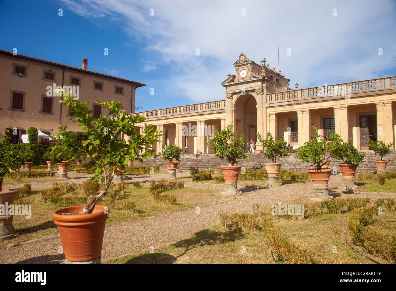 Italy, Tuscany, Florence, Lastra a Signa village, the villa of tenor Enrico Caruso. Stock Photo