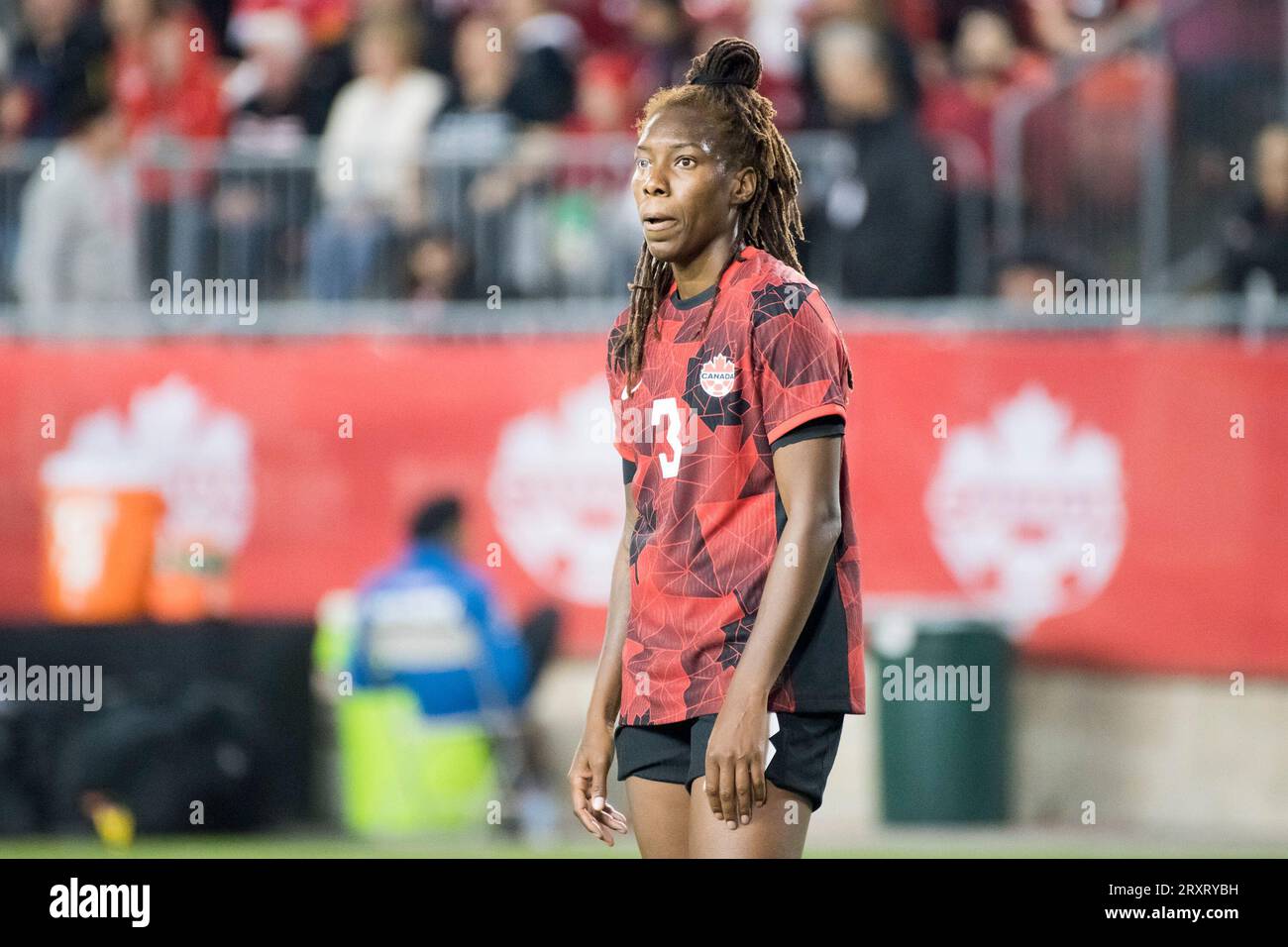 Kadeisha Buchanan 3 in action during the CONCACAF Women's Championship
