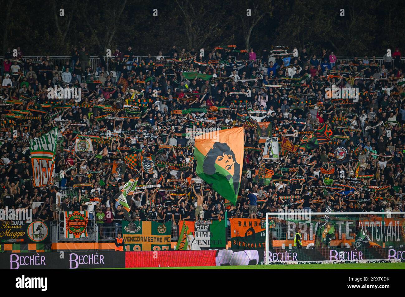 Venice, Italy. 01st May, 2023. Ceo of Modena Carlo Rivetti and Simone Pavan  during Venezia FC vs Modena FC, Italian soccer Serie B match in Venice,  Italy, May 01 2023 Credit: Independent