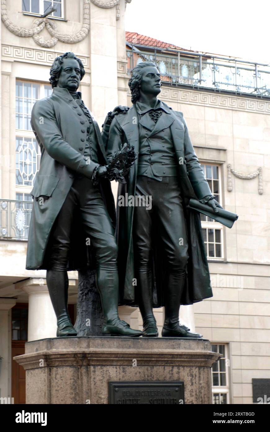 Goethe und Schiller, BLF *** Goethe and Schiller, BLF 08002375 x Stock ...