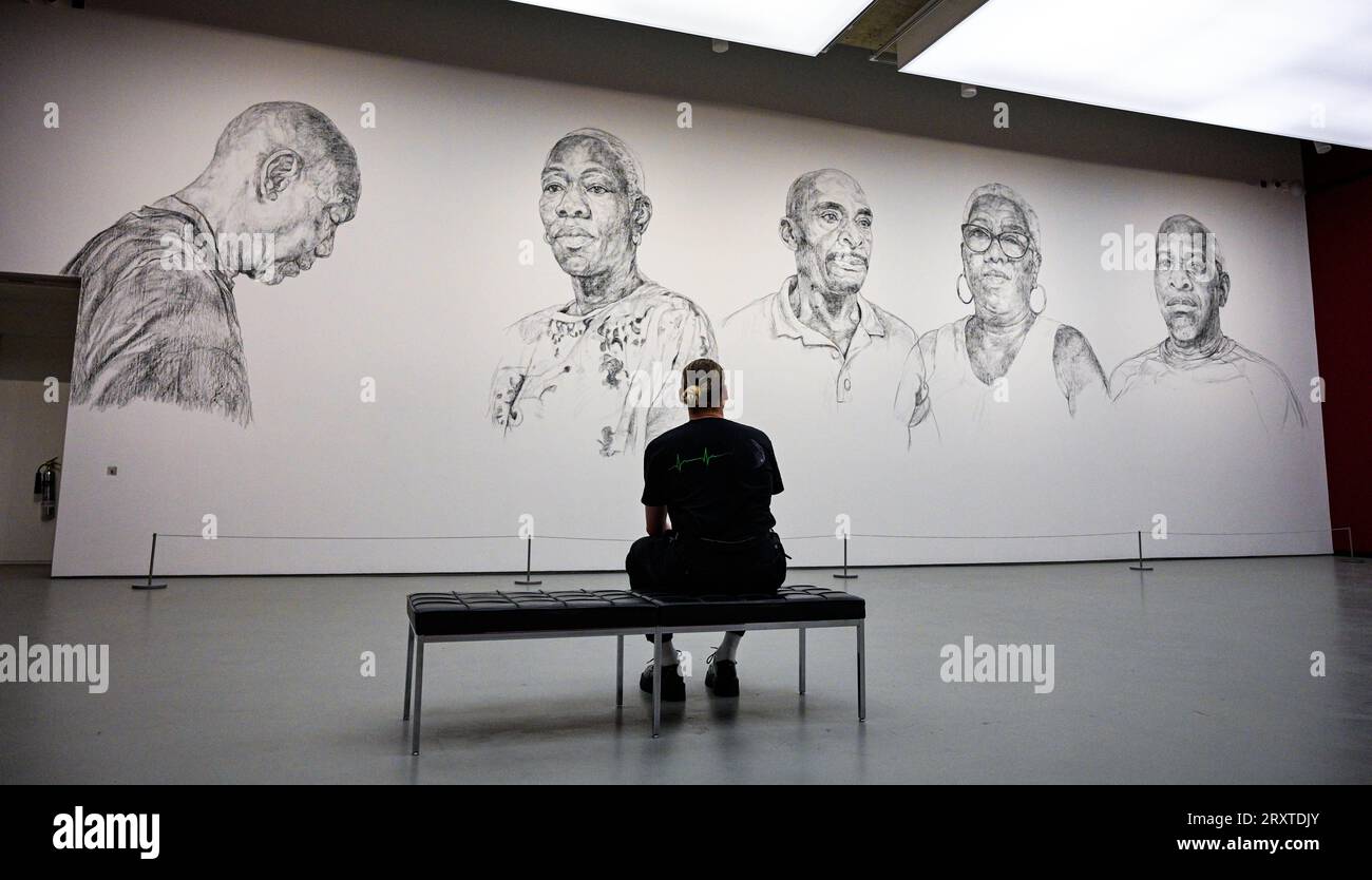 Eastbourne UK 27th September 2023 Portraits by Turner Prize nominee