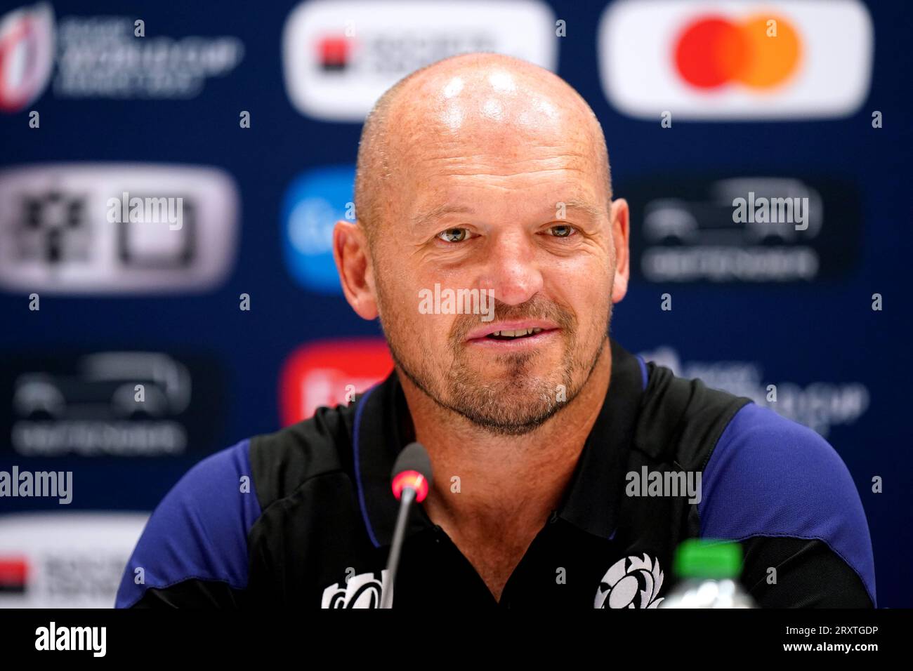 File photo dated 08-09-2023 of Scotland head coach Gregor Townsend. Scott Cummings described Gregor Townsend as “a massive influence” on his career as he savours his second World Cup under the Scotland head coach. Issue date: Wednesday September 27, 2023. Stock Photo