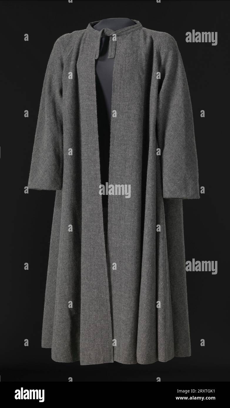 Dark grey swing coat designed by Arthur McGee mid 20thlate 20th century Stock Photo Alamy