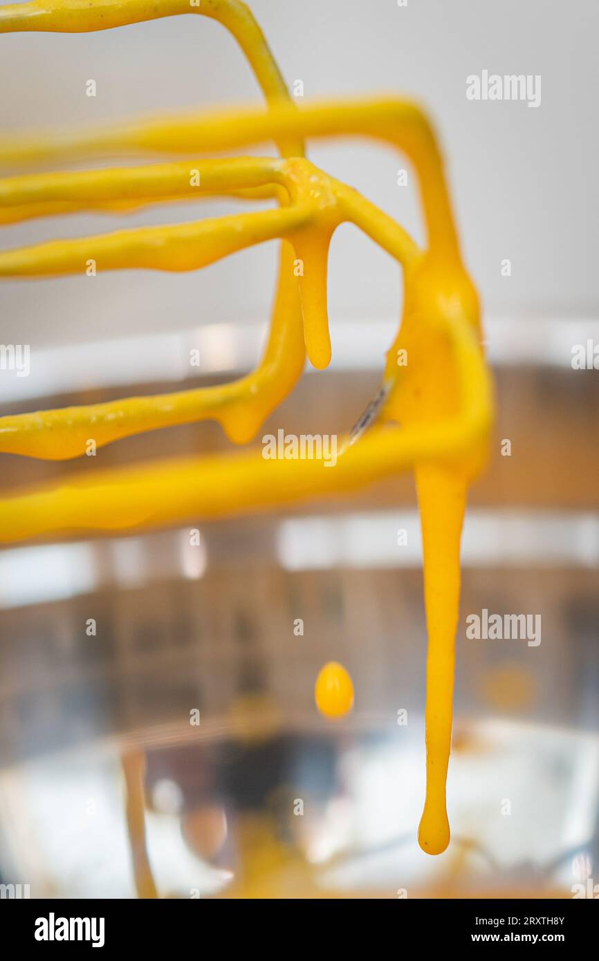 Preparing Crust And Filling For Squash Pie Made In Home Kitchen with