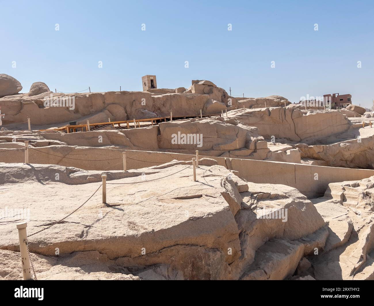 The unfinished obelisk, the largest known ancient obelisk, located in