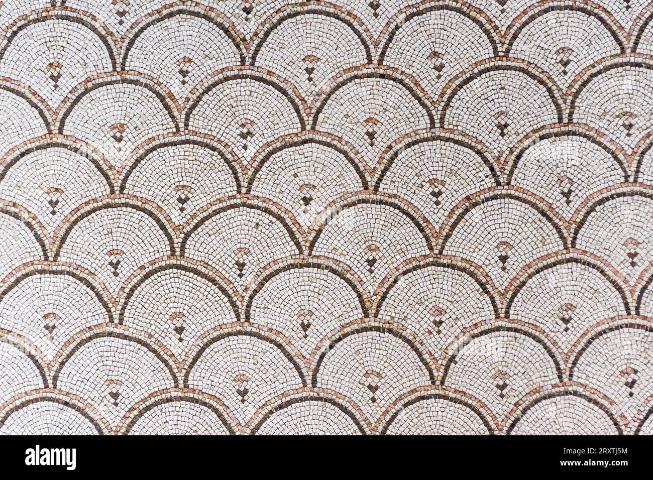 roman mosaic from lebanon Stock Photo