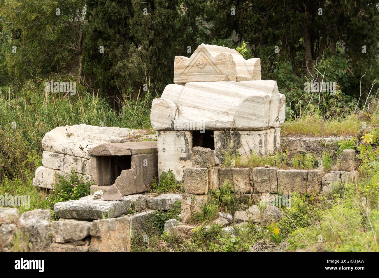 ancient ruins of tyro, lebanon Stock Photo