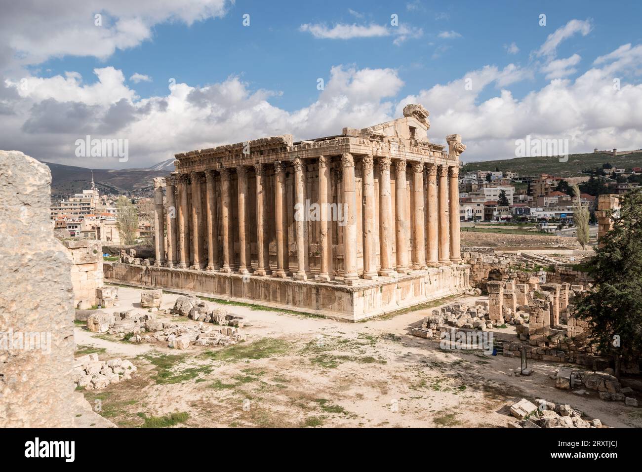 Baalbek ruins, Lebanon Stock Photo