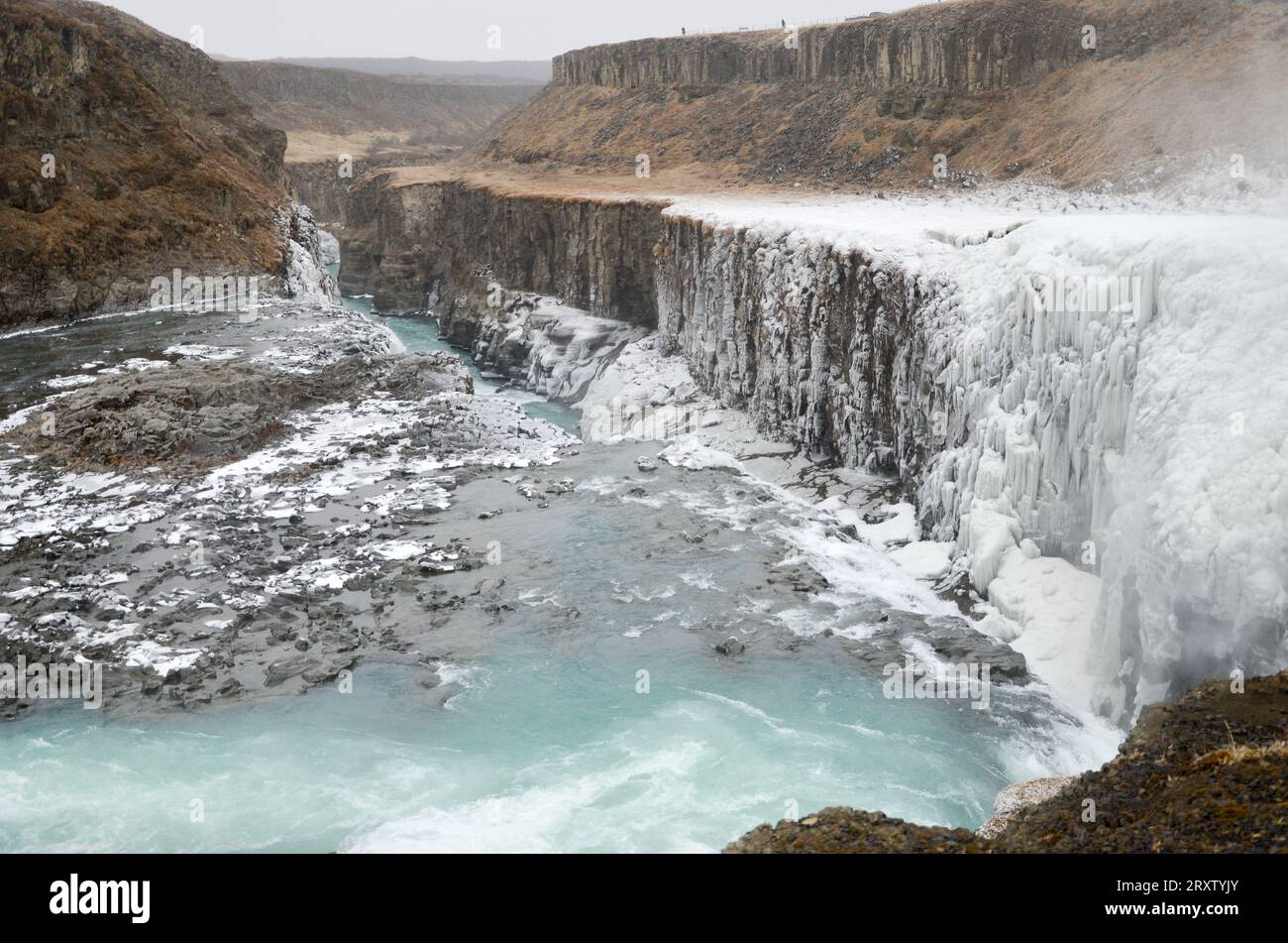 Gulfoss waterfall, Iceland Stock Photo