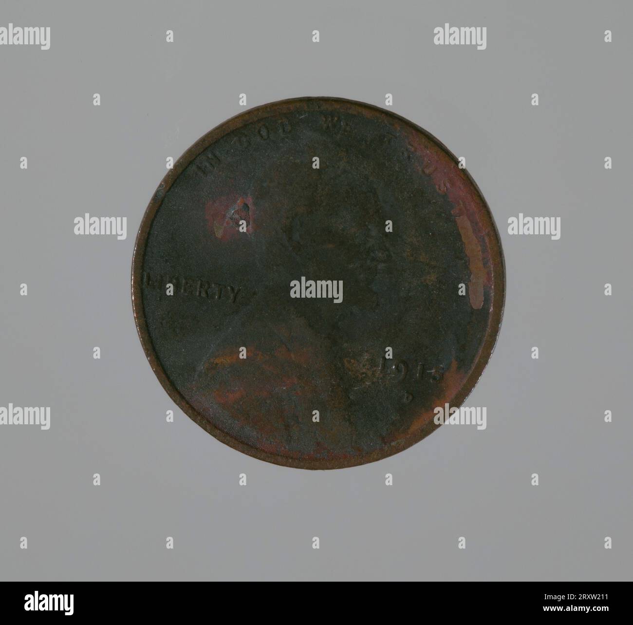 "Riot penny" charred during the 1921 Tulsa Race Massacre 1915 Stock ...
