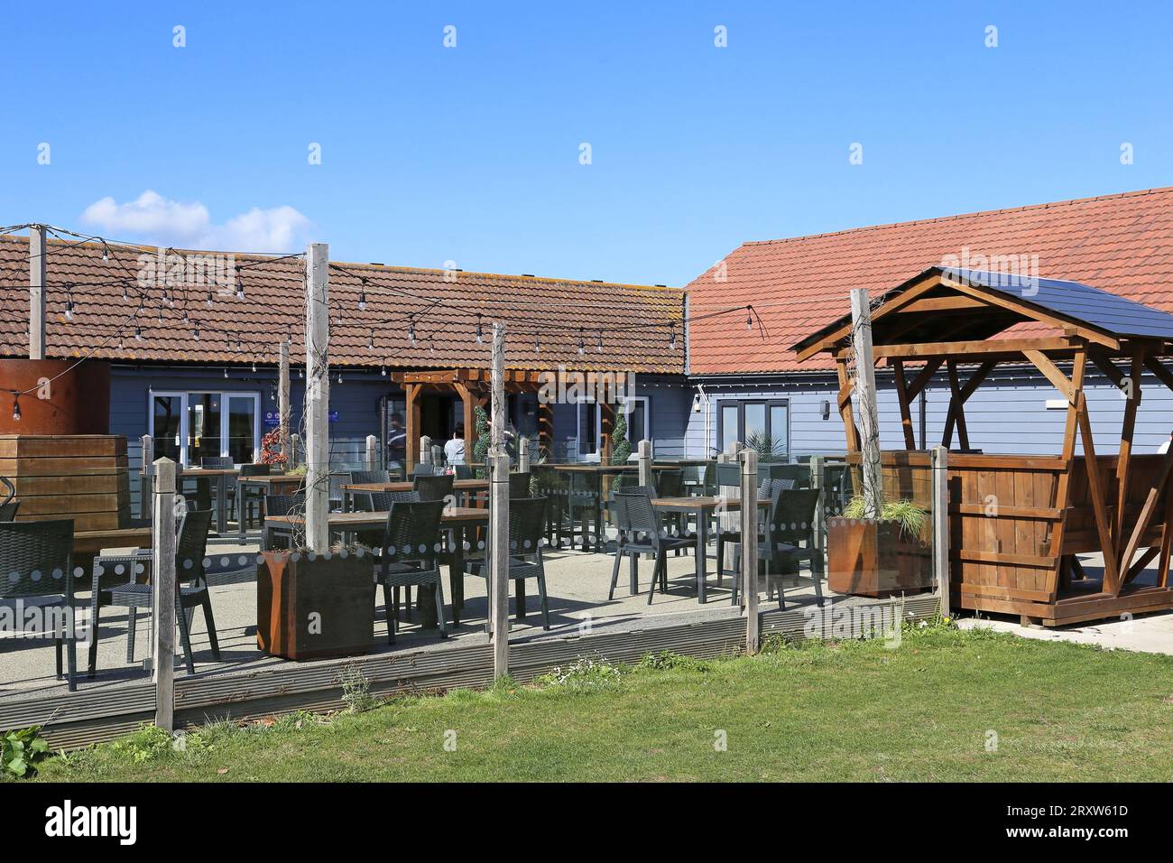 Clubhouse, Seaview Holiday Park, St John's Road, Swalecliffe, Whitstable, Kent, England, Great Britain, United Kingdom, UK, Europe Stock Photo