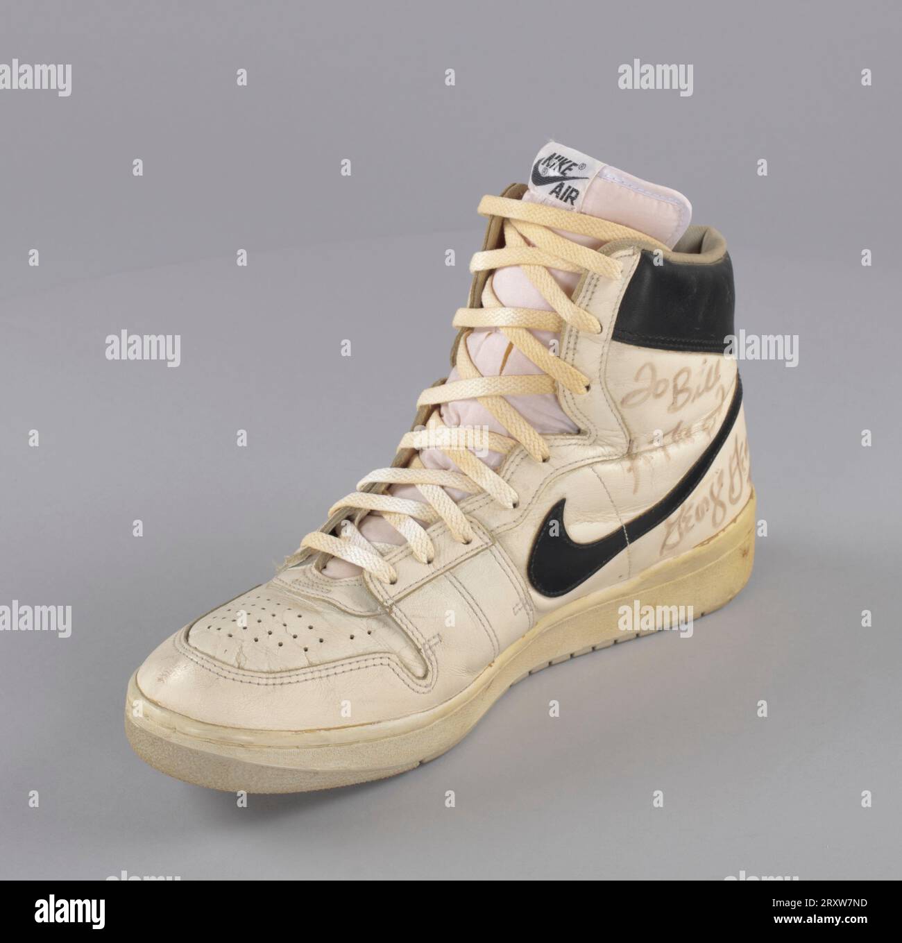 Right shoe worn and signed by Gervin 19721985 Stock Photo Alamy