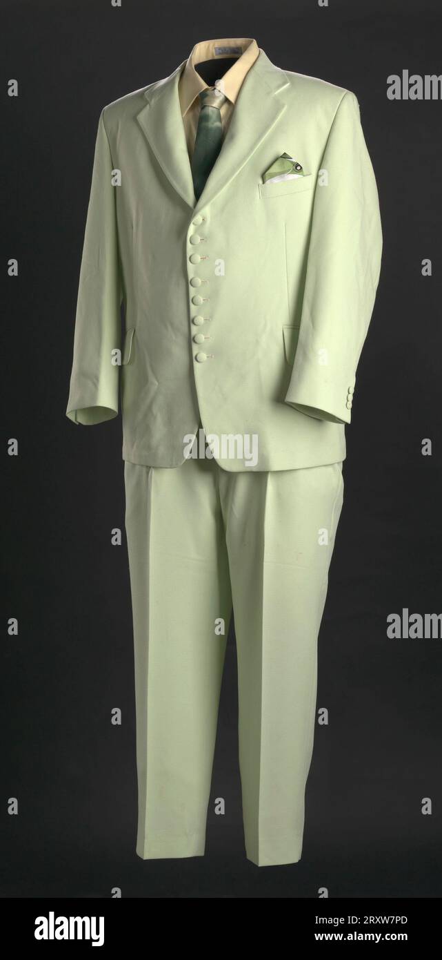 Lime green suit worn by Ira Tucker Sr Stock Photo Alamy