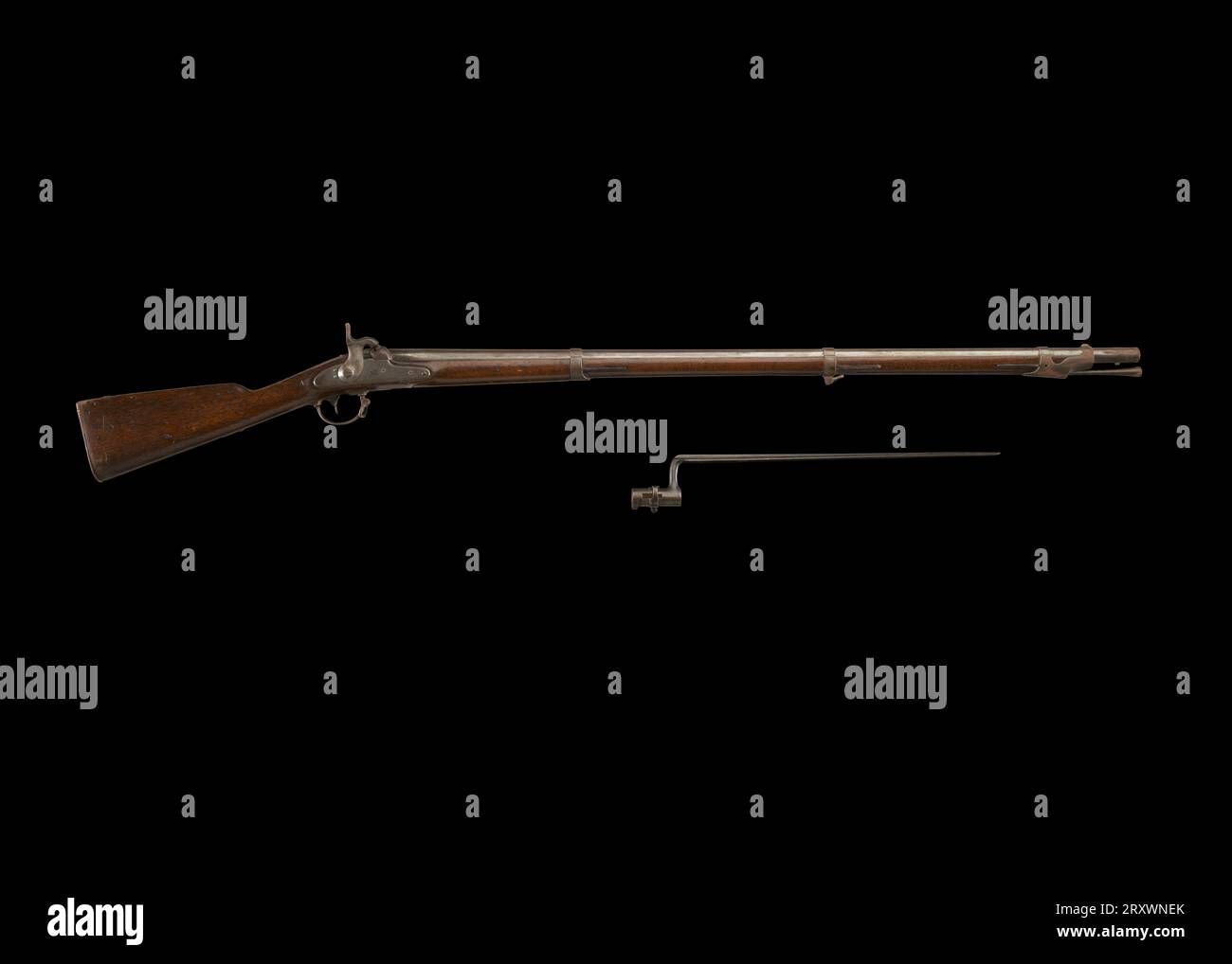 U.S. Model 1842 musket and by Springfield Armory 1847 Stock