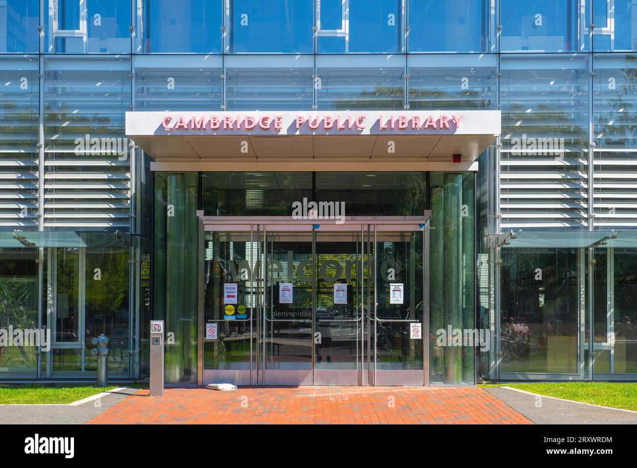 Cambridge Public Library expansion new building Main Entrance at 449 ...
