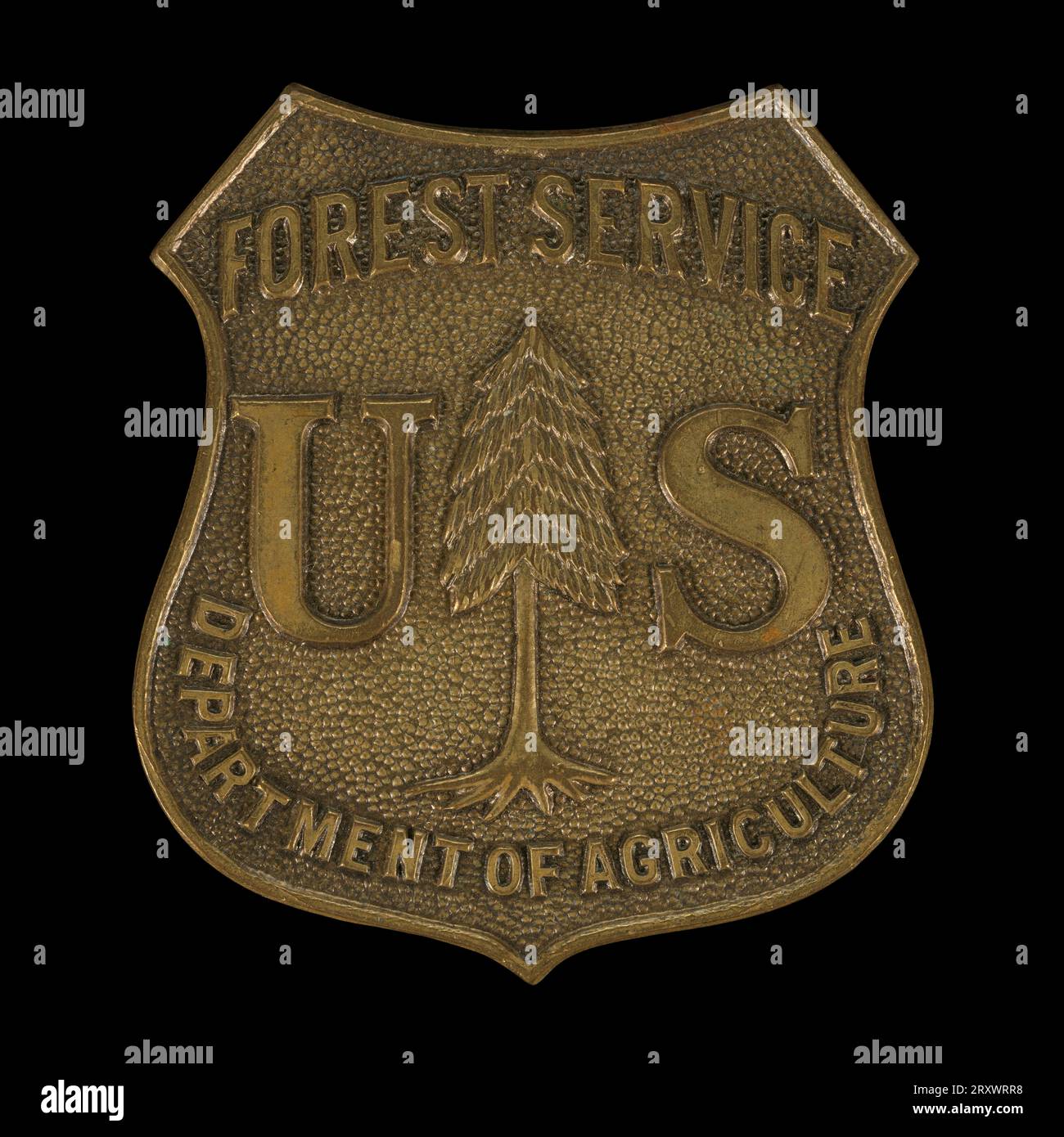 US Forest Service badge worn by Melody Starya Mobley ca. 1980 Stock