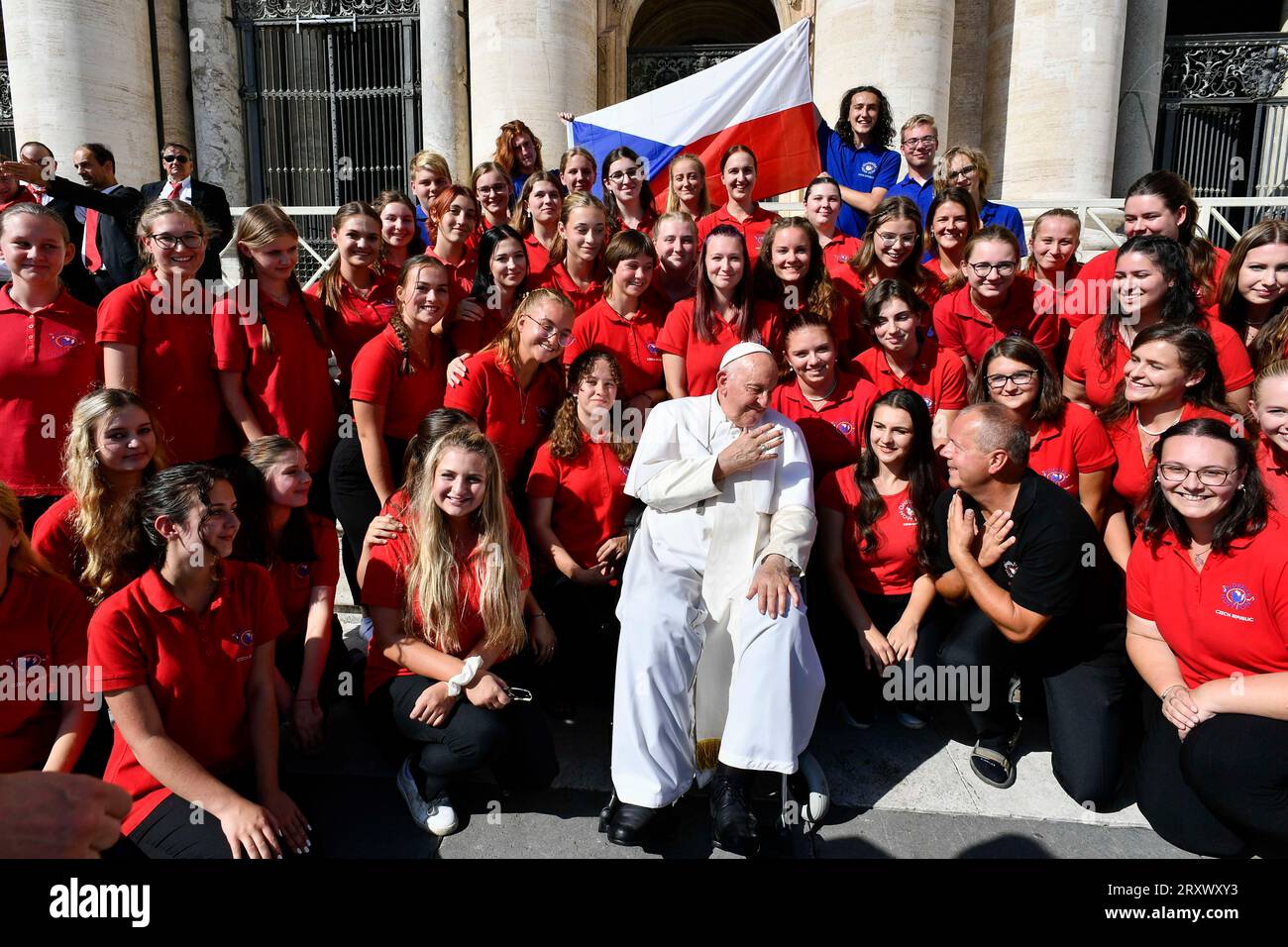 Italy, Rome, Vatican, 2023/9/27. Pope Francis during his weekly general ...