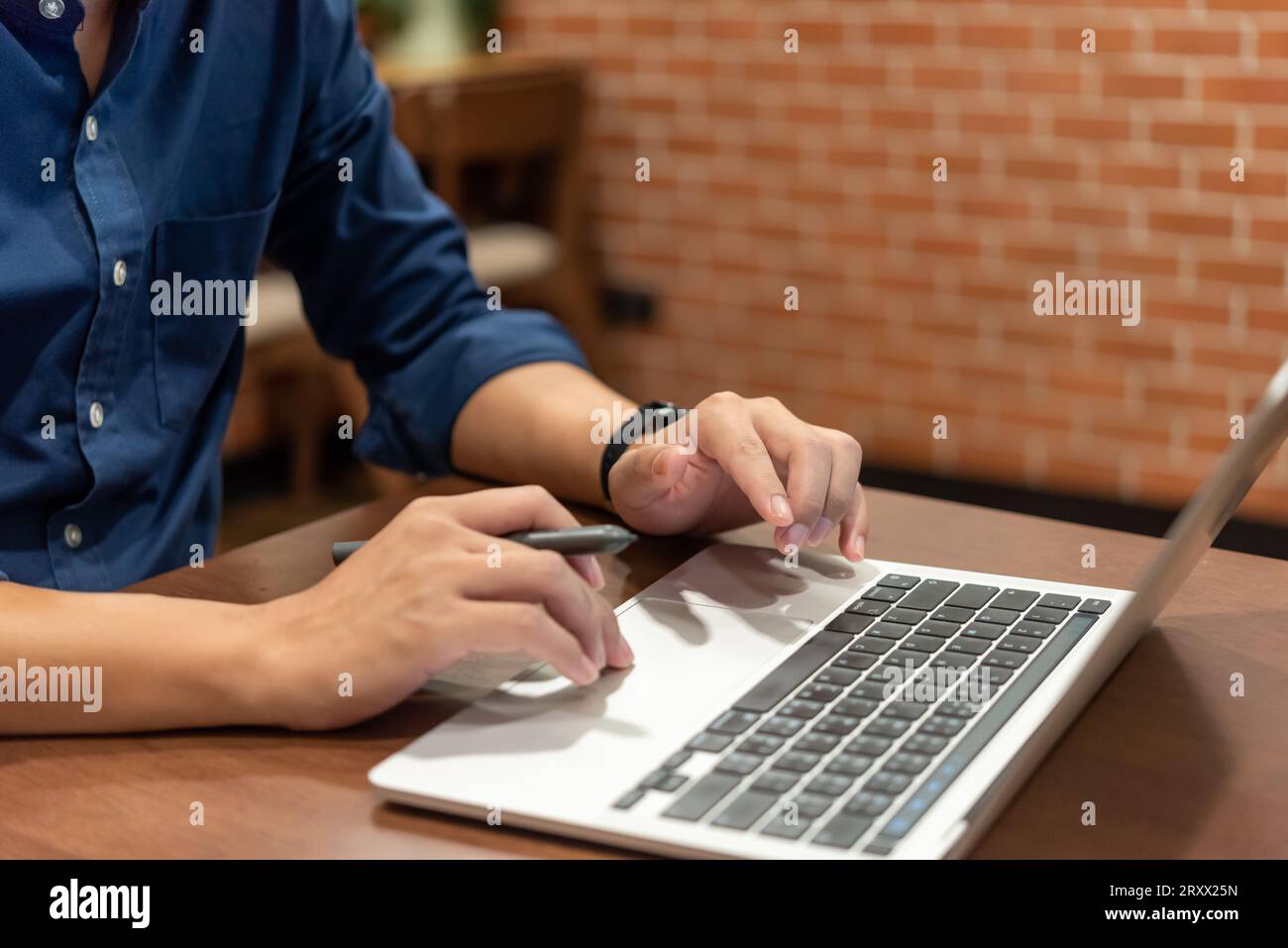 Business hands person typing hi-res stock photography and images - Alamy