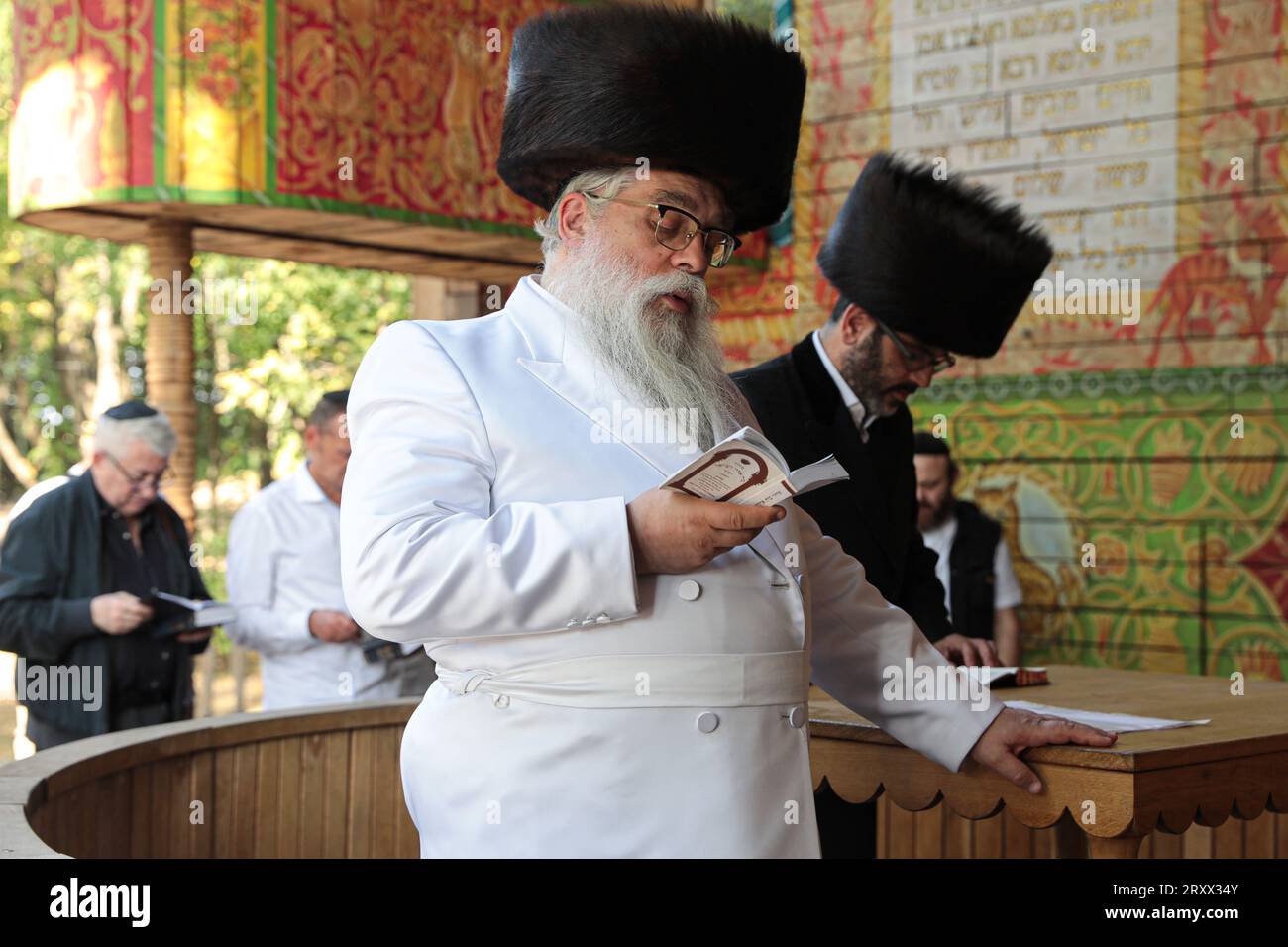 KYIV, UKRAINE - SEPTEMBER 24, 2023 - Chief Rabbi of Kyiv and Ukraine, President of the Union of Jewish Religious Organizations of Ukraine Yaakov Dov B Stock Photo