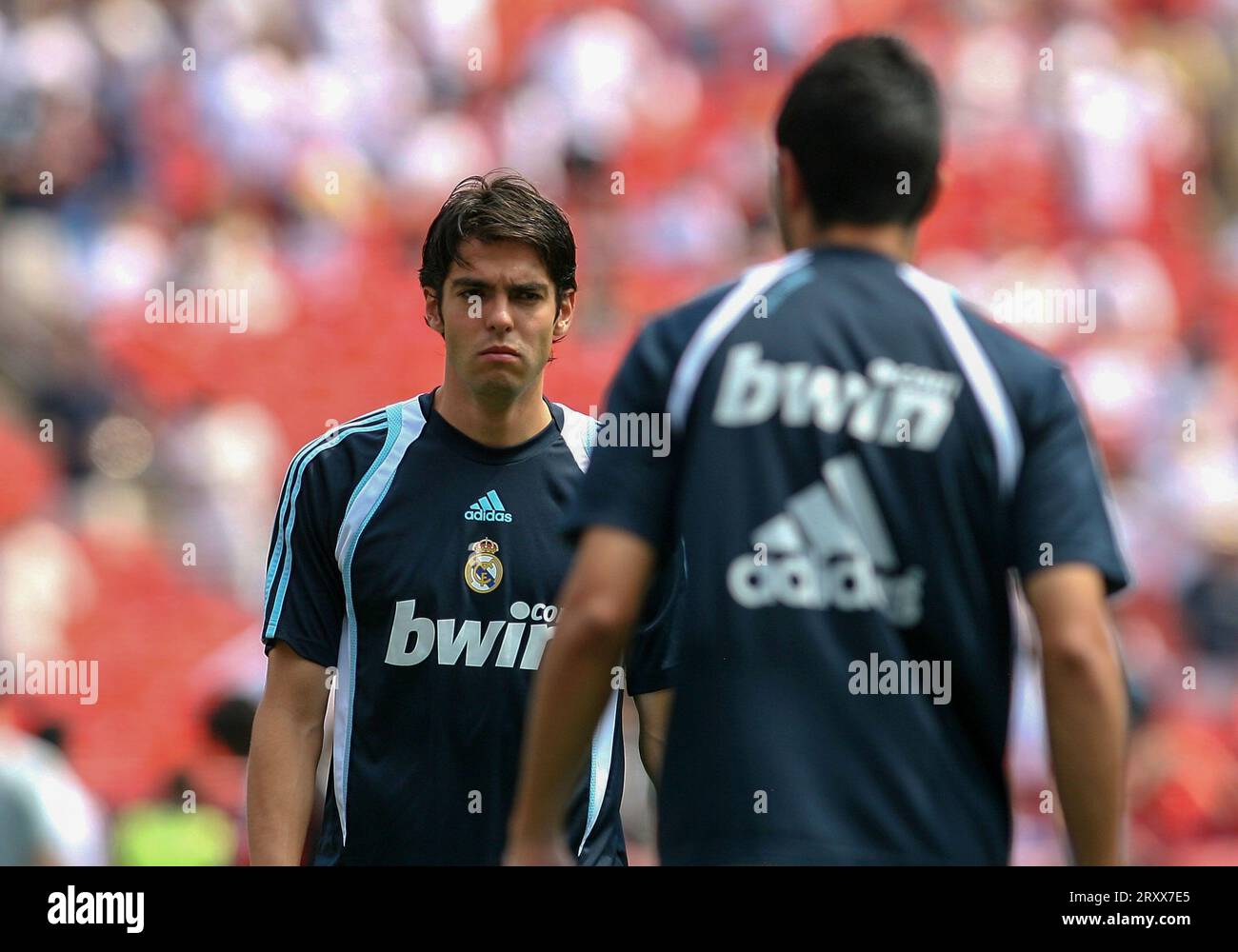 LANDOVER, MD - AUGUST 09: Kaka Real Madrid playing against DC United in Landover, Maryland in 2009. Stock Photo