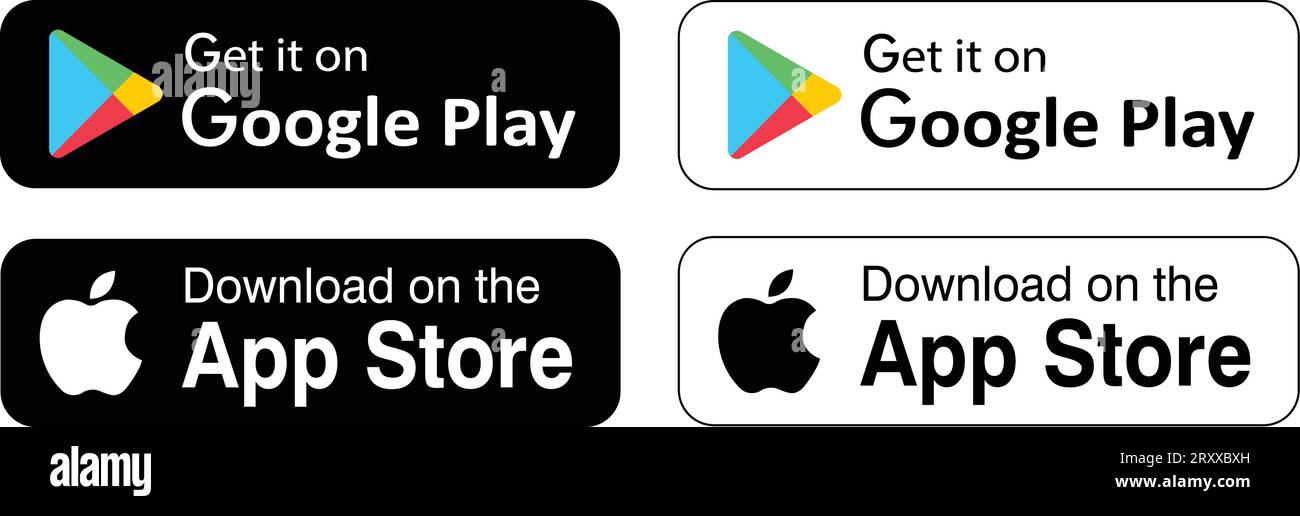 Vetor de Google Play Store app template on smartphone device