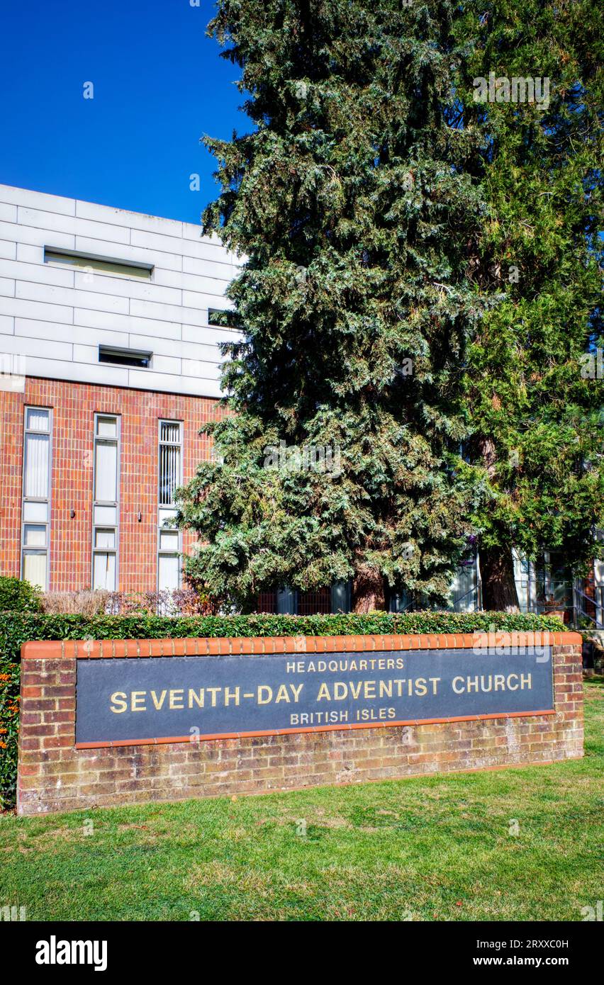 Seventh-Day Adventist Church, UK Headquarters, Stanborough Park, Watford, Hertfordshire, England, UK Stock Photo
