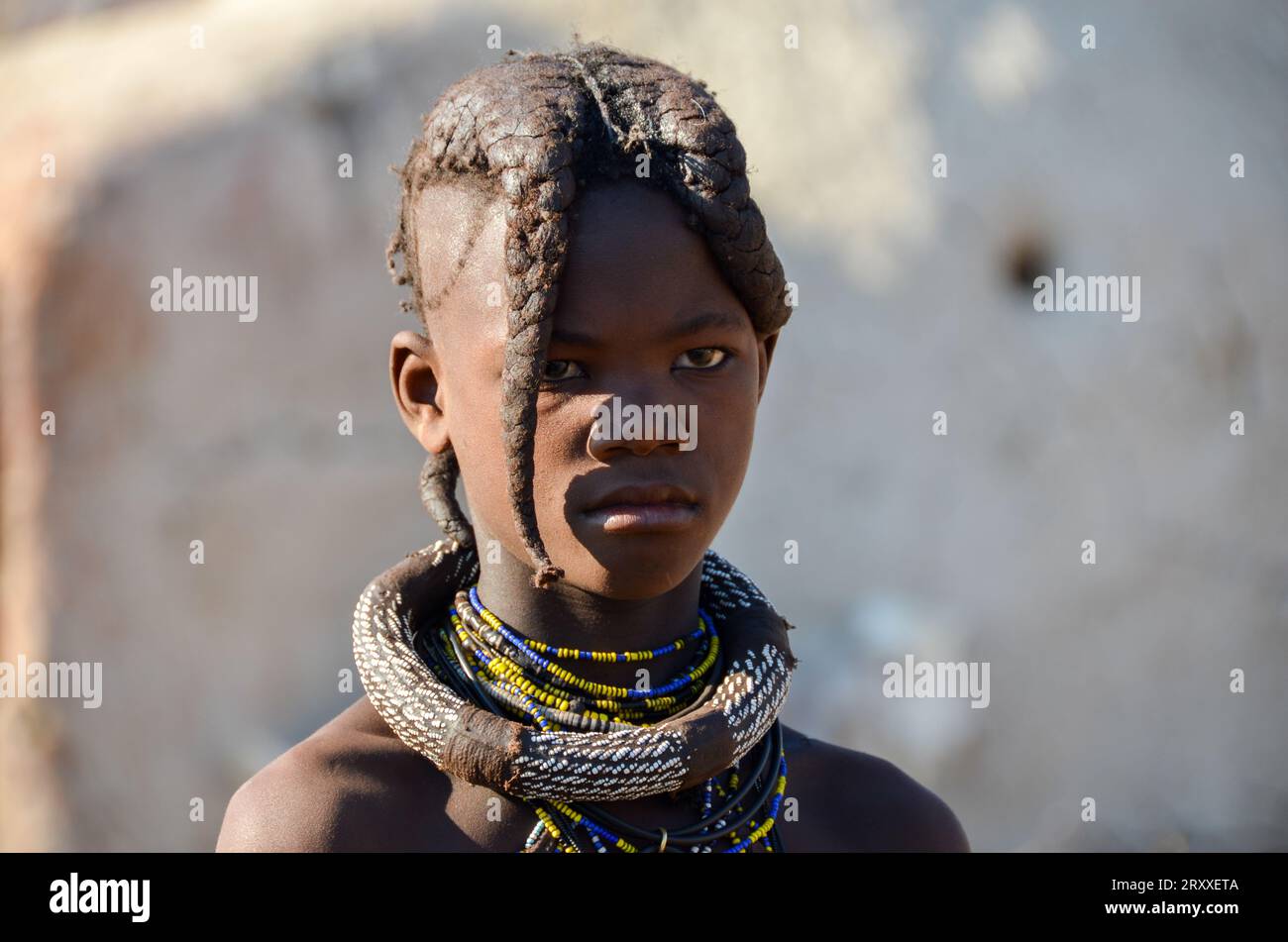 himba portrait Stock Photo