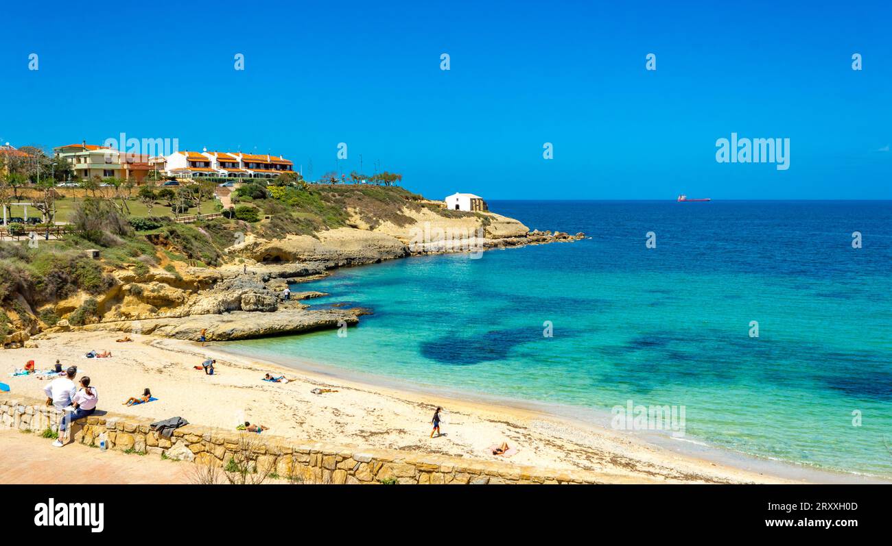 scenic colorful view of Spiaggia di Balai - Balai Beach at Porto Torres  Sardinia Stock Photo - Alamy