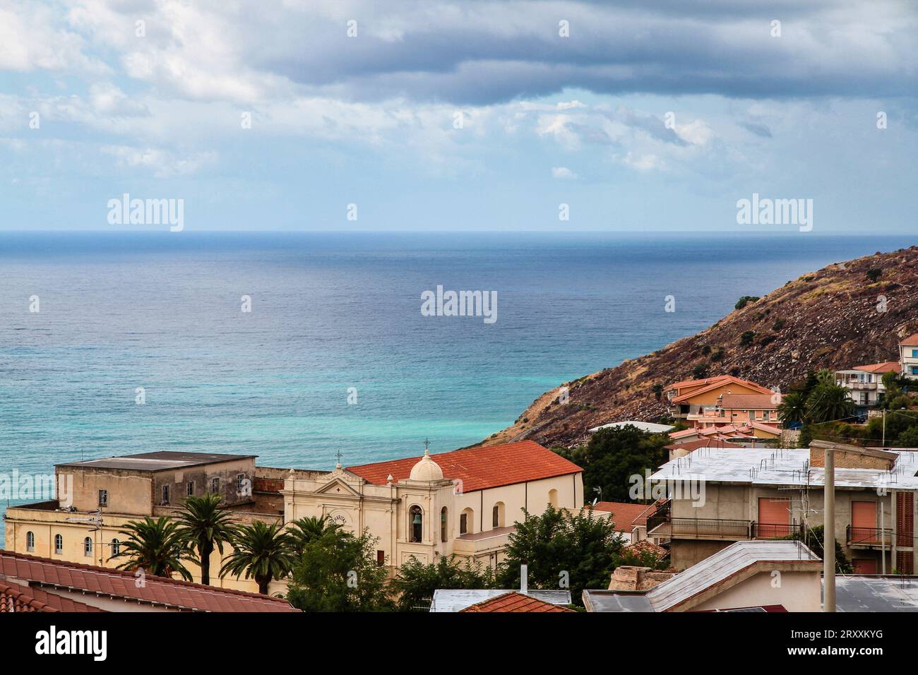 View of the ancient village Marina Di Nicotera in district of Vibo Valentia, Calabria, Italy, Europe Stock Photo