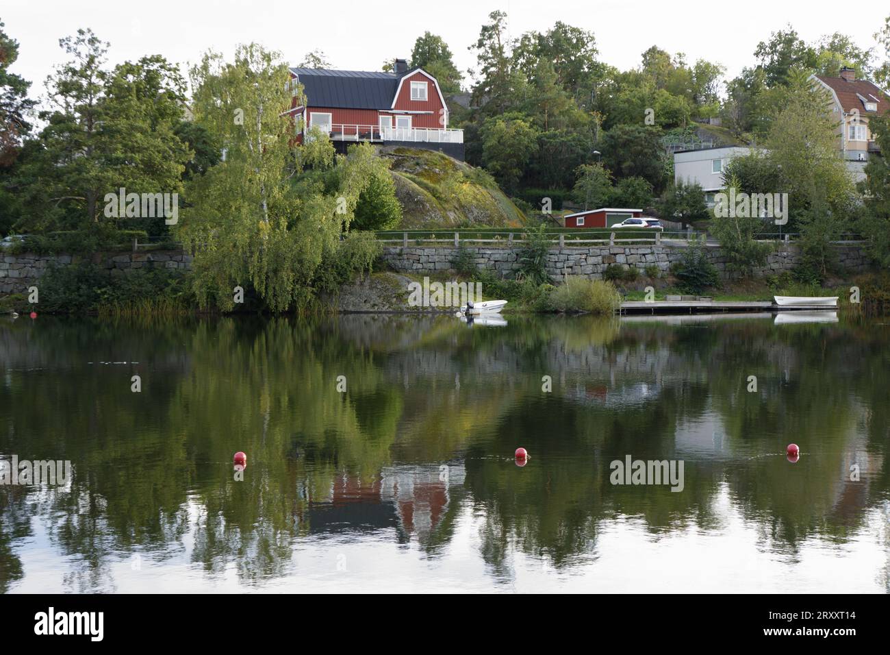 Seaside house at Stockholm - Sweden Stock Photo - Alamy