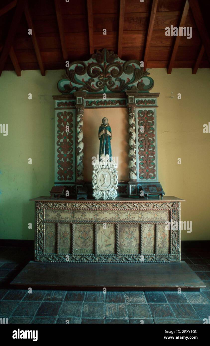 Diocesan Museum, Statue of Saint Jeronimo, 18th century, Coro, Falcon Province, Venezuela Stock Photo