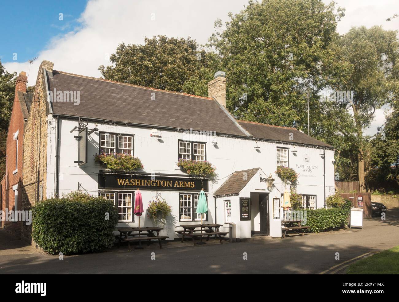 The Washington Arms pub in Washington village, north east England, UK Stock Photo
