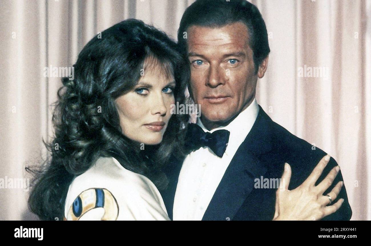 OCTOPUSSY 1983 United International Pictures film with Roger Moore and Maud Adams Stock Photo