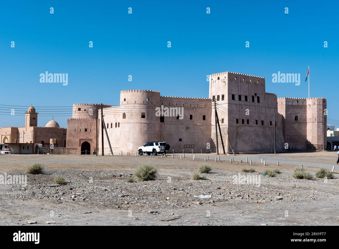 Husn Barka fortress in Barka, Oman Stock Photo