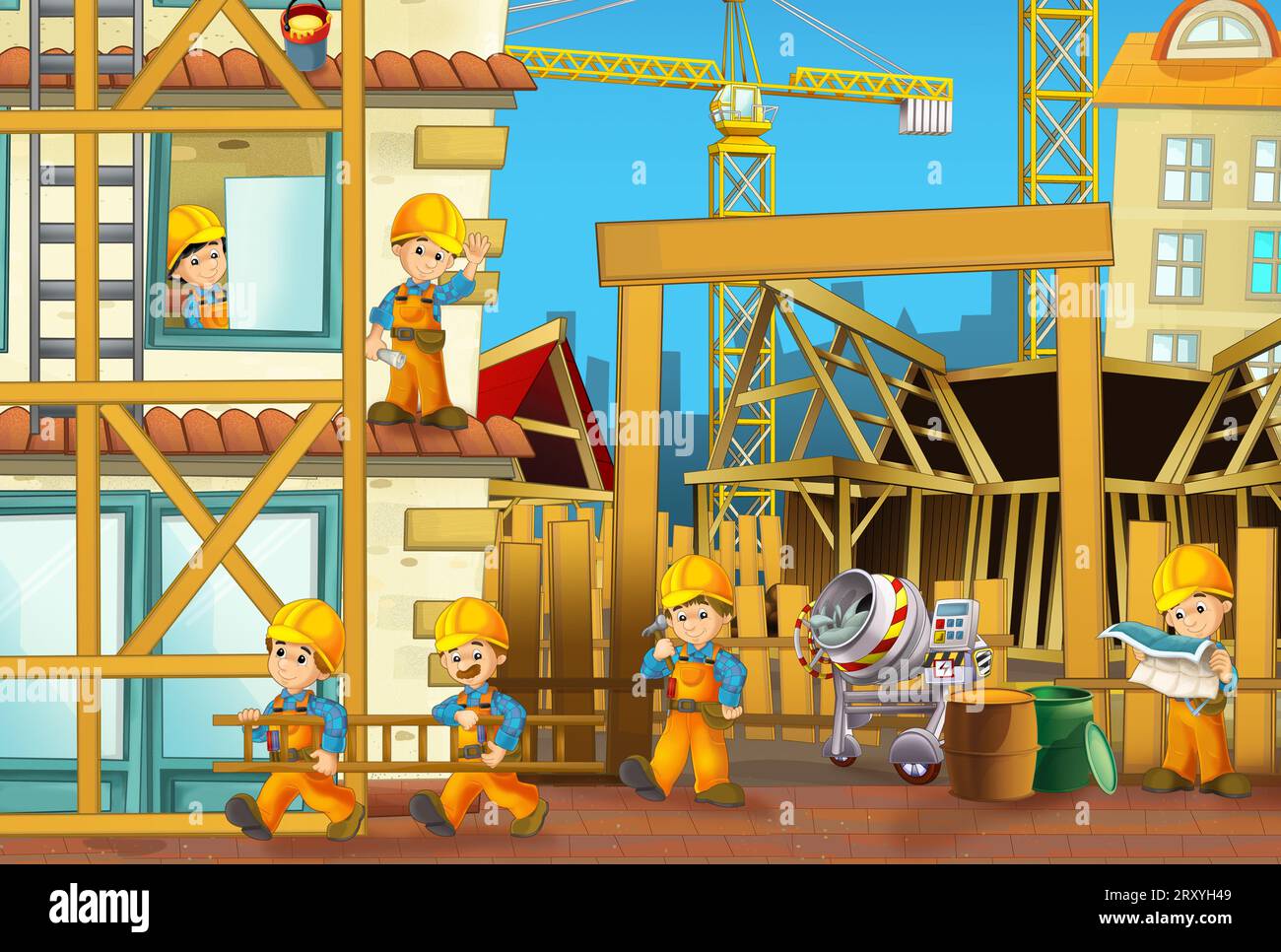 Construction Site Animated Construction Site Animated