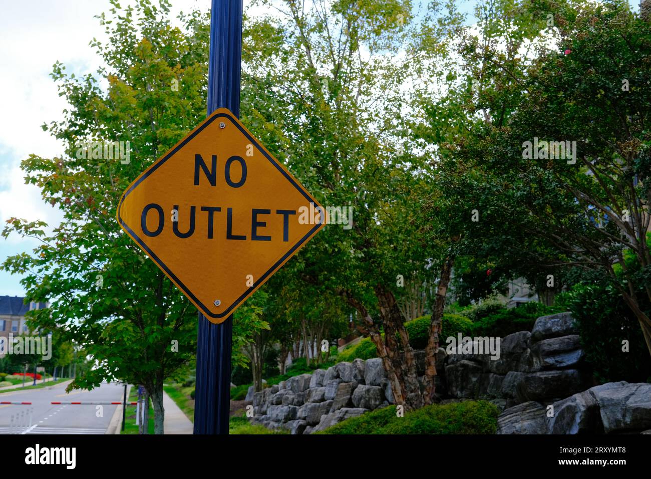 No Outlet street sign Stock Photo