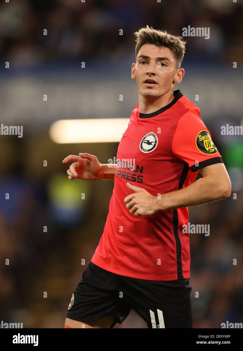 Billy Gilmour (B&HA) at the Chelsea v Brighton and Hove Albion EFL