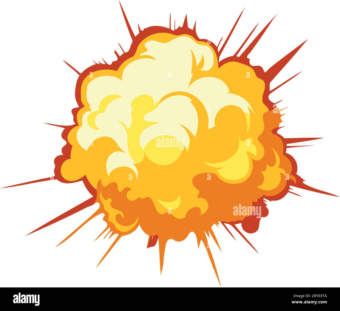 explosion effect illustration Stock Vector Image & Art - Alamy