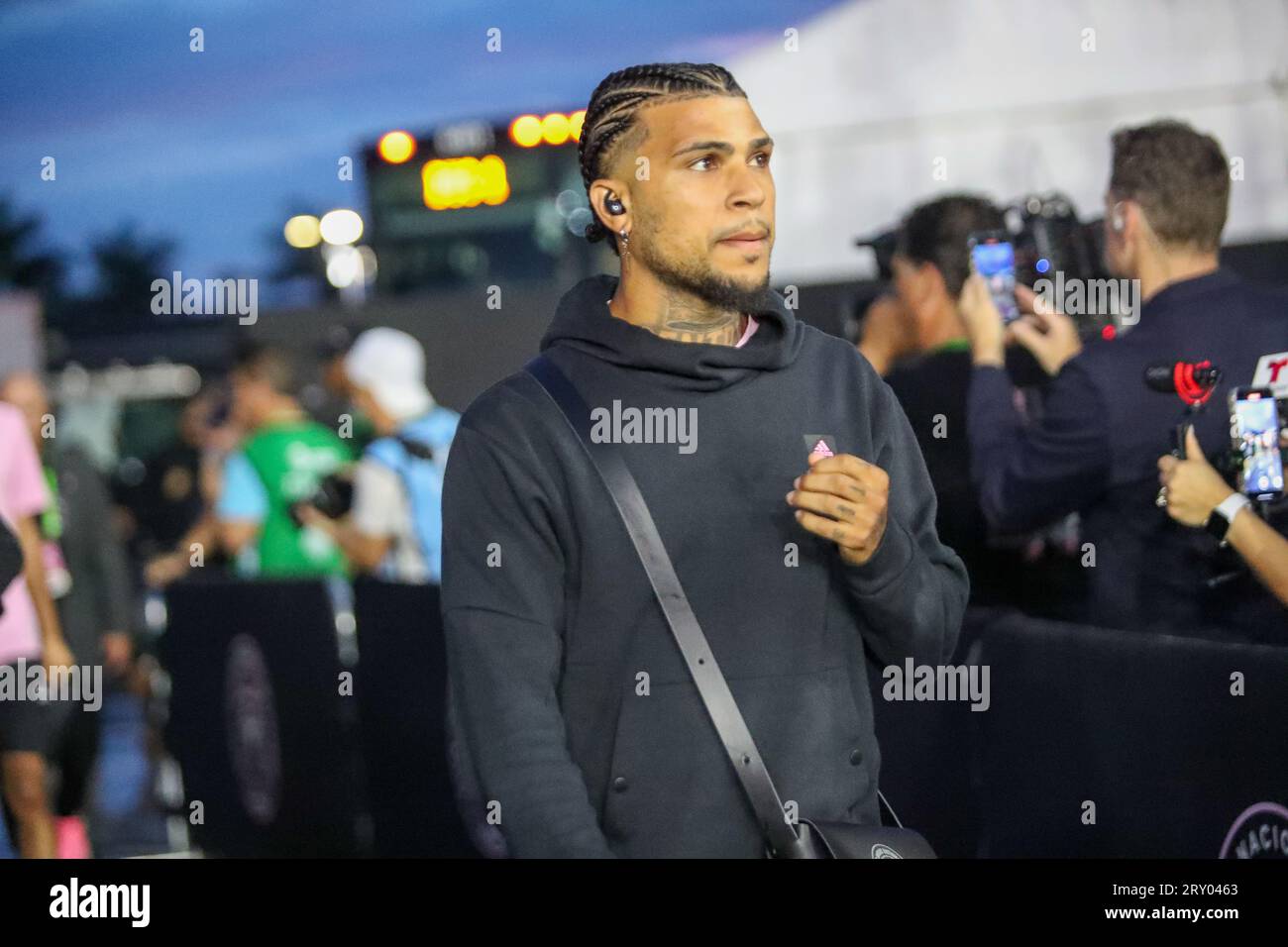 Fort Lauderdale, USA, 27th, September, 2023 Andre Yedlin arriving  Inter Miami CF v Houston Dynamo, Lamar Hunt Open Cup Final, Credit: Chris Arjoon/Photo Stock Photo