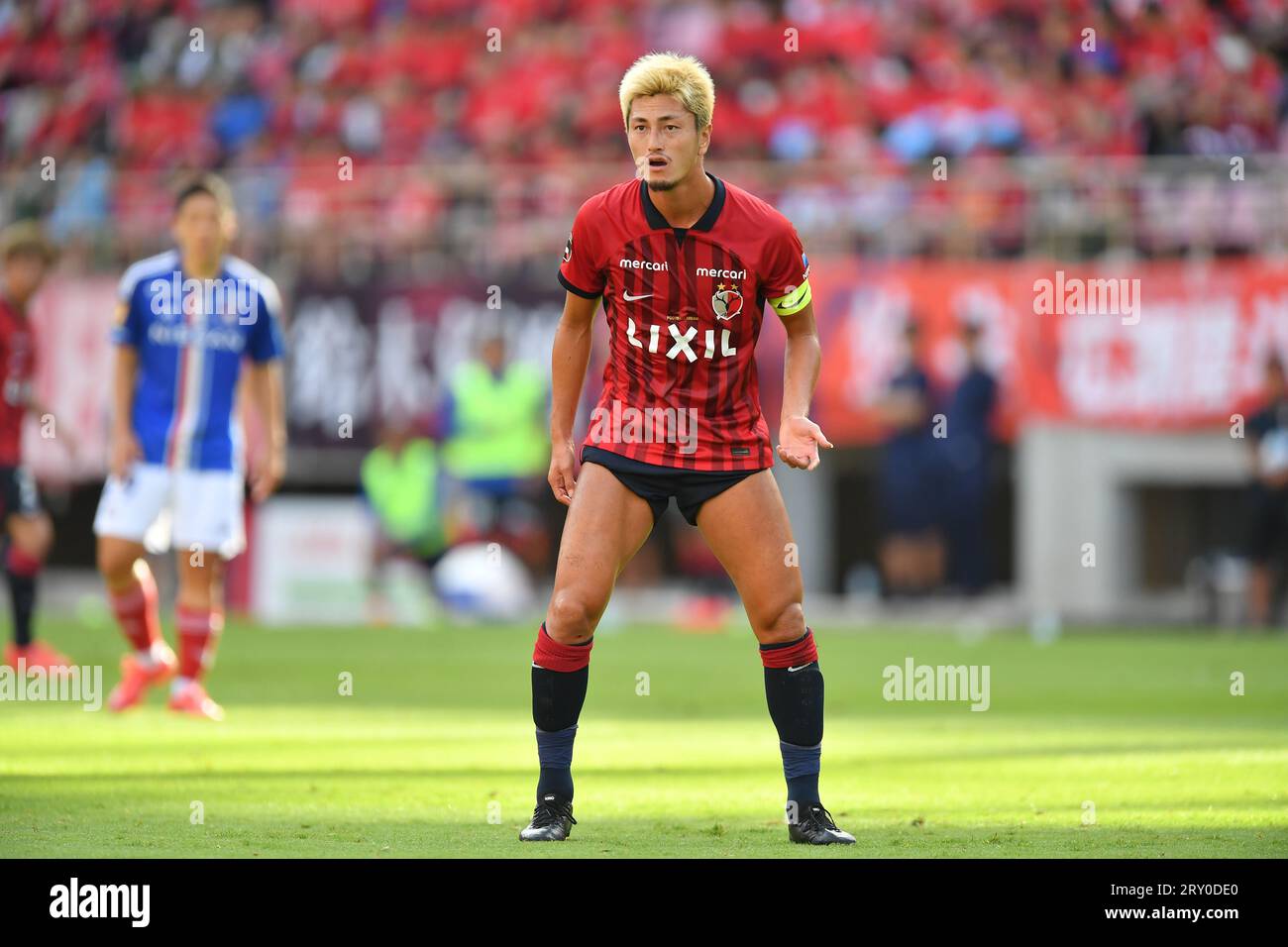 Kashima Antlers' Yuma Suzuki during the 2023 J1 League match between Kashima  Antlers 1-2 Yokohama FMarinos at Kashima Soccer Stadium in Ibaraki, Japan,  September 24, 2023. (Photo by AFLO Stock Photo - Alamy