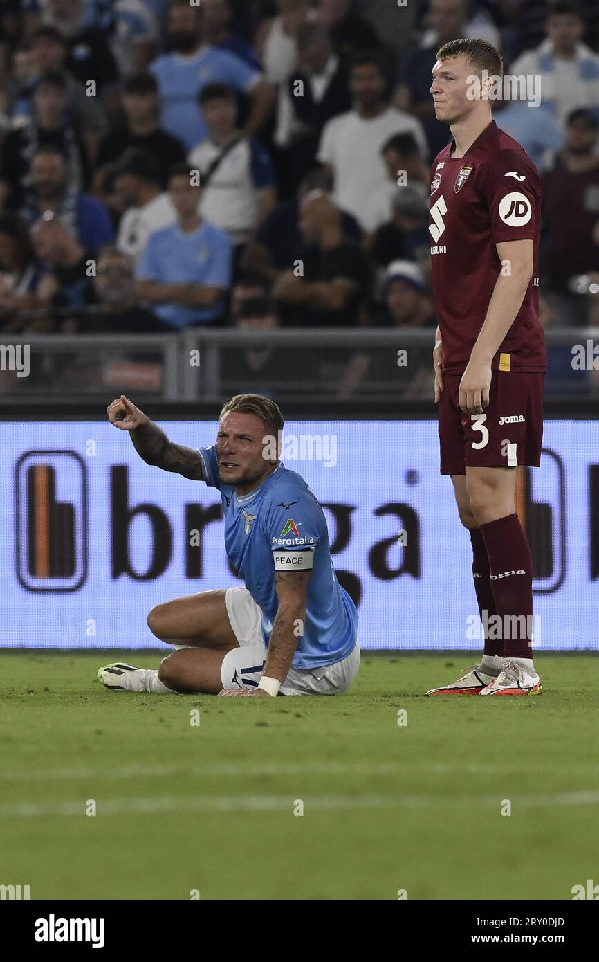 Line-up Torino FC during Empoli FC vs Torino FC, italian soccer