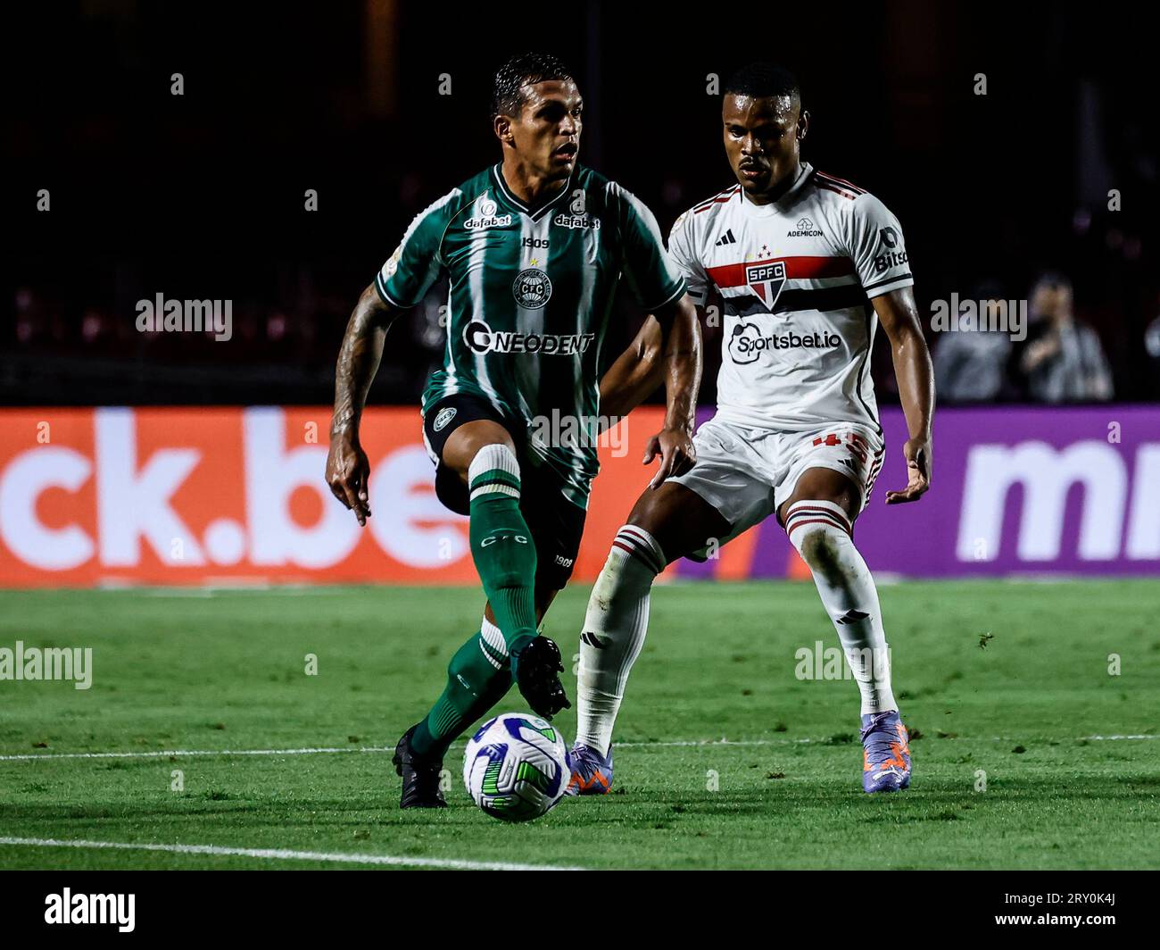 Match between Sao Paulo and Coritiba for the 22nd round of the 2023 ...