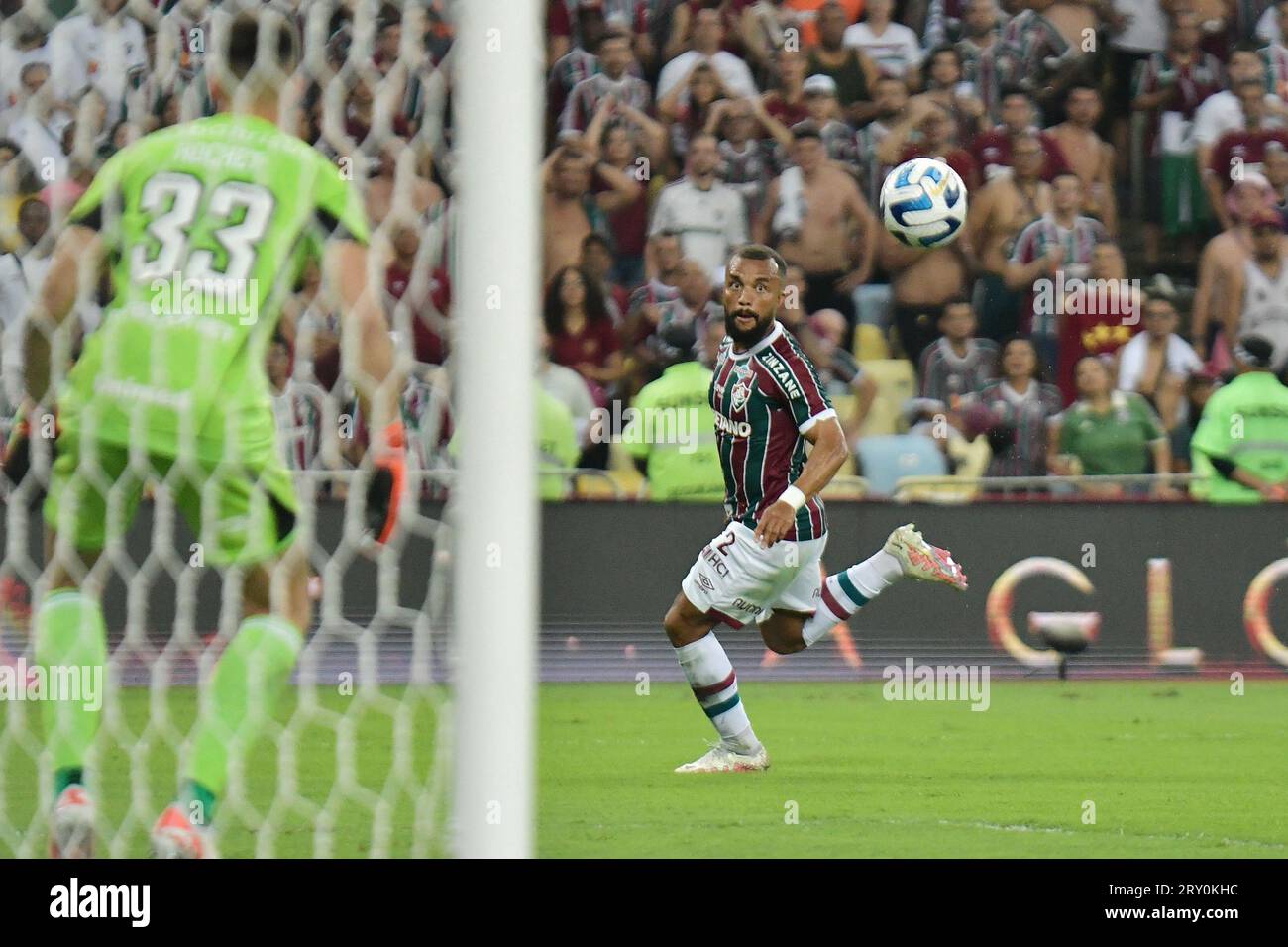 Rio de Janeiro, Brazil, 27th Sep, 2023. Samuel Xavier of Fluminense, during the match between Fluminense and Internacional for the 1st leg of semifinals of Copa Conmebol Libertadores 2023, at Maracana Stadium, in Rio de Janeiro, Brazil on September 27. Photo: Marcello Dias/DiaEsportivo/Alamy Live News Stock Photo