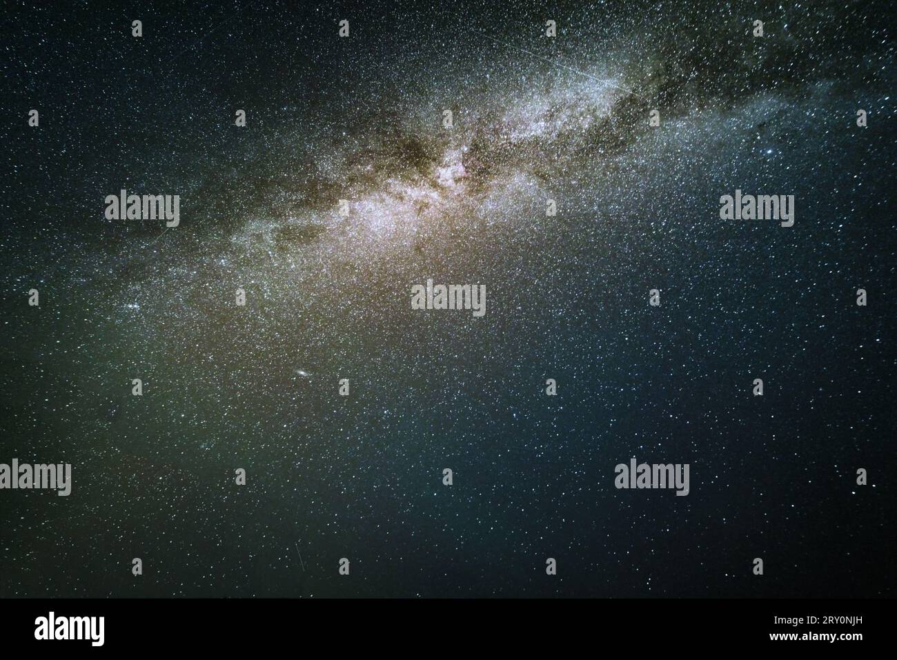 Milky Way in the night sky Stock Photo - Alamy
