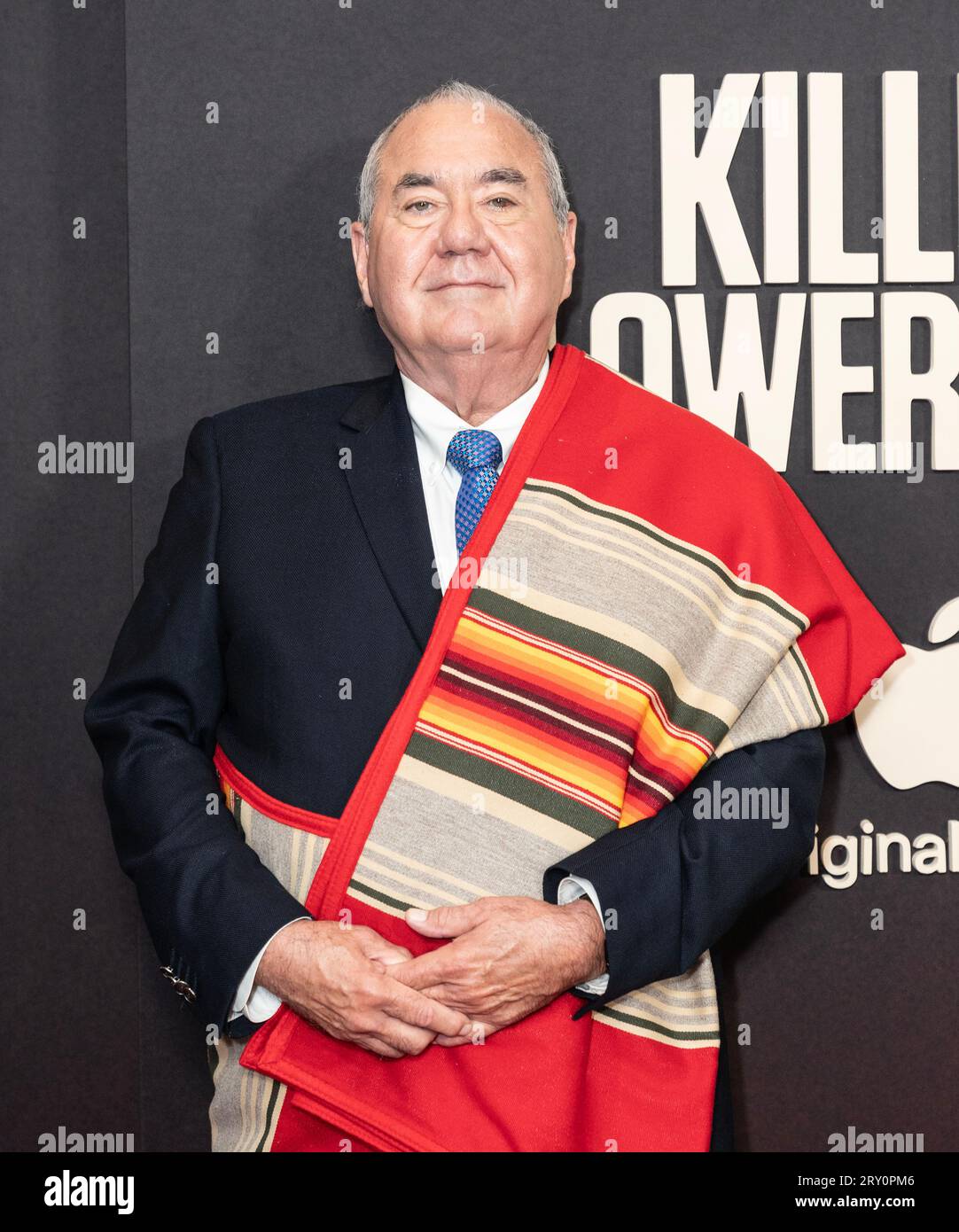 Chief Geoffrey Standing Bear attends premiere of the movie Killer os