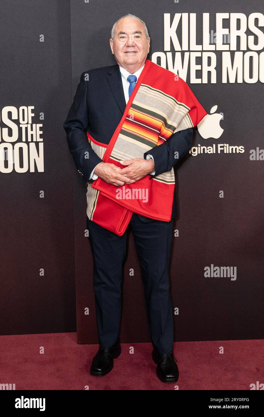 Chief Geoffrey Standing Bear attends premiere of the movie Killer os